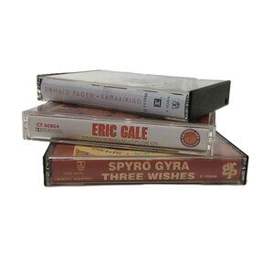 Jazz Funk Cassette Tape Lot Various Bands Spyro Gyra Eric Gale Donald Fagen